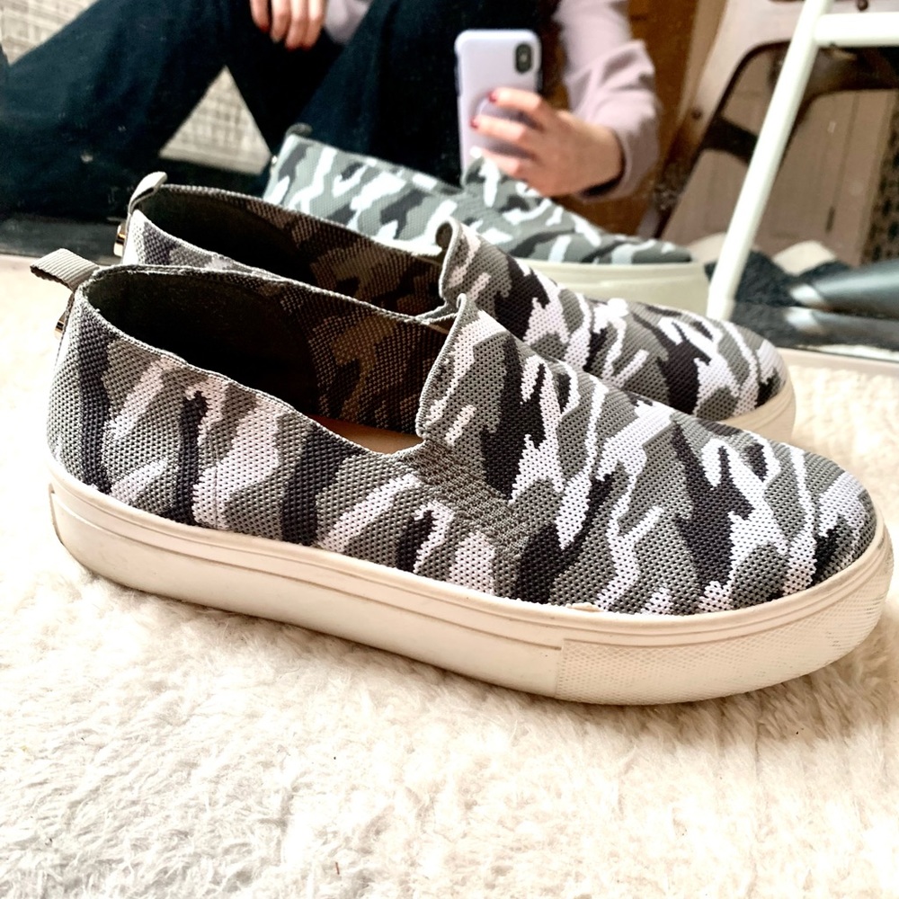 Steve Madden Camo slip-on sneakers